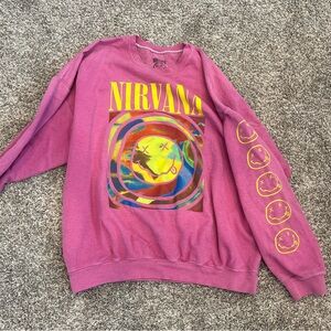 Pink Nirvana Crewneck